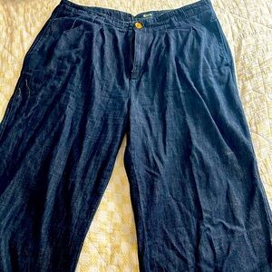 Dark Blue Denim Pants